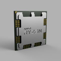 CD13A83E-B063-421A-8F62-C2D94F9A839F_1_201_a.jpeg STL file 3D Model AMD Ryzen 7000 CPU Replica・3D printing idea to download