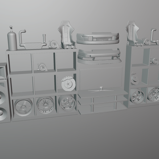 GARAGE JDM SET PACK - Cults3D 3D Model | 3Drop