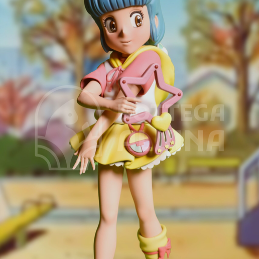 🎨 Yū Morisawa – 3D Fan Art model inspired by Mahō no tenshi