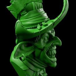 Goblin5.jpg Goblin bust 3D print model