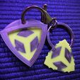 DAMP pick by eXiMienTa® con porta puas TT triangle dent YELLOW.JPG TRINITY DAMP pick by eXIMienTa® ORUS PLA And White TPU
