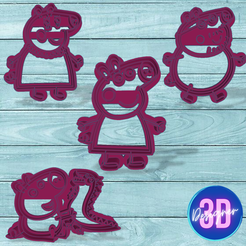 Diapositiva1.png PEPPA PIG AND HER FAMILY - COOKIE CUTTER X4