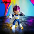vegeta_ultra_ego_ez3dtoys_final_image_04.jpg Archivo STL Vegeta Ultra Ego, Articulate Action Toy - NO support needed・Modelo de impresora 3D para descargar