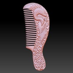 combpeacock1.jpg OBJ-Datei peocock comb kostenlos・3D-Druck-Idee zum Herunterladen, stlfilesfree