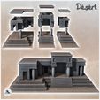 2.jpg Desert building with wide access staircase and columns (12) - Canyon Sandy Landscape 28mm 15mm RPG DND Nomad Desertland African