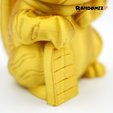 6.png 3D file Maneki Tora (Lucky Tiger)・3D print object to download