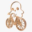 A-ghost-on-bicycle-2.jpg A ghost on bicycle home decor wall art