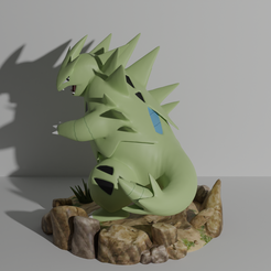 Tyranitar.png Tyranitar pokemon 3D print model
