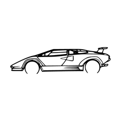Lamborghini-Countach.png Fichier STL Lamborghini Countach・Objet pour imprimante 3D à télécharger