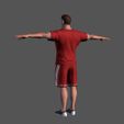 3.jpg Animated Sportsman-Rigged 3d game character Low-poly 3D model