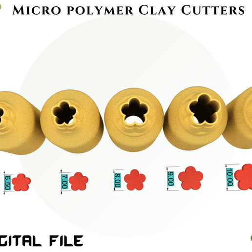 MICRO POLYMER CLAY CUTTER/COPYRIGHTED LICENSE/EULITEC.COM 3D model