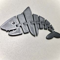 Shark.jpg Fichier STL gratuit Requin articulé・Modèle pour impression 3D à télécharger