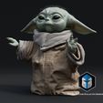 30001.jpg Grogu Figurine - Pose 3 - 3D Print Files