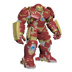 1.png Archivo STL Iron Man Hulkbuster・Plan de impresora 3D para descargar