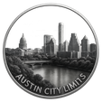AUSTIN-1.png AUSTIN CITY LIMITS LANDSCAPE COIN TOKEN WALL ART