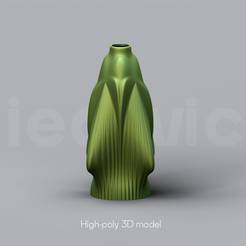 F_1_Renders_00.png STL file NIEDWICA VASE F_1 STL 3D MODEL・3D printer design to download