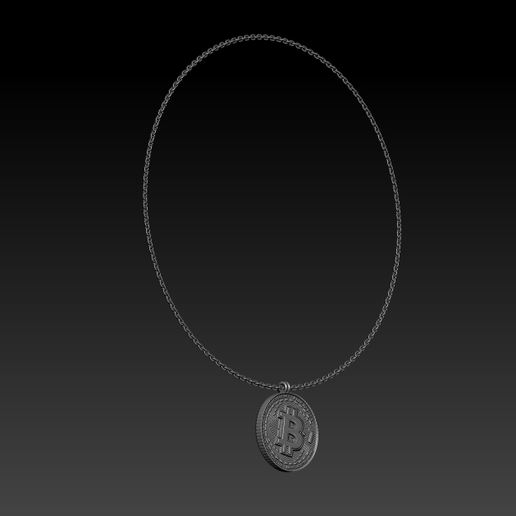 Bitcoin Locket + Coin Only 3D model