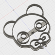 osito 1.png Download STL file Cute Bear COOKIE CUTTER • 3D printer object, FewDey