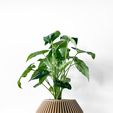 misprint-0250.jpg The Hendro Planter Pot with Drainage | Tray & Stand Included | Modern and Unique Home Decor for Plants and Succulents  | STL File