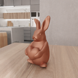 untitled1.png 3D Easter Bunny with Heart Decor as Stl File & Heart Art, Easter Gift, Bunny Rabbit, Heart Decor, 3D Print File, Easter Decor, Easter Rabbit