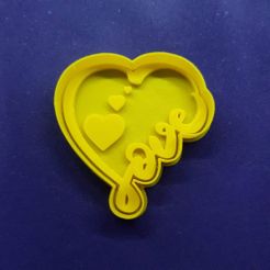 272354152_627762294996283_2461147096980274959_n.jpg Fichier STL Découpeur de biscuits "Heart Love・Plan imprimable en 3D à télécharger, Cortantesparagalletitas
