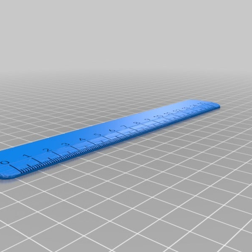 📏 Ruler 15mm・Free STL File for ・Cults