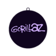 Gorillaz Coin.stl Pack Keyring Gorillaz Logo 3D