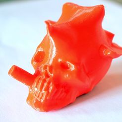 FunSkull01-b.JPG Файл STL Funny skull n ° 1・3D-печатная модель для загрузки