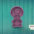 toad-2.jpg Toad Super Mario Bros Cookie Cutter M2