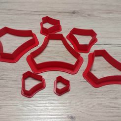3HB.jpg Archivo STL CORTADORES DE GALLETAS・Design para impresora 3D para descargar