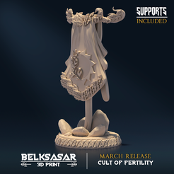 01.png Archivo STL Banner Cult of Fertility・Modelo de impresora 3D para descargar