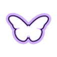 Mariposa- 25mm.stl Polymer clay / Butterfly shape cookie cutter pack