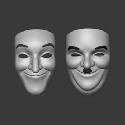 Both Front.jpg Laurel & Hardy Masks