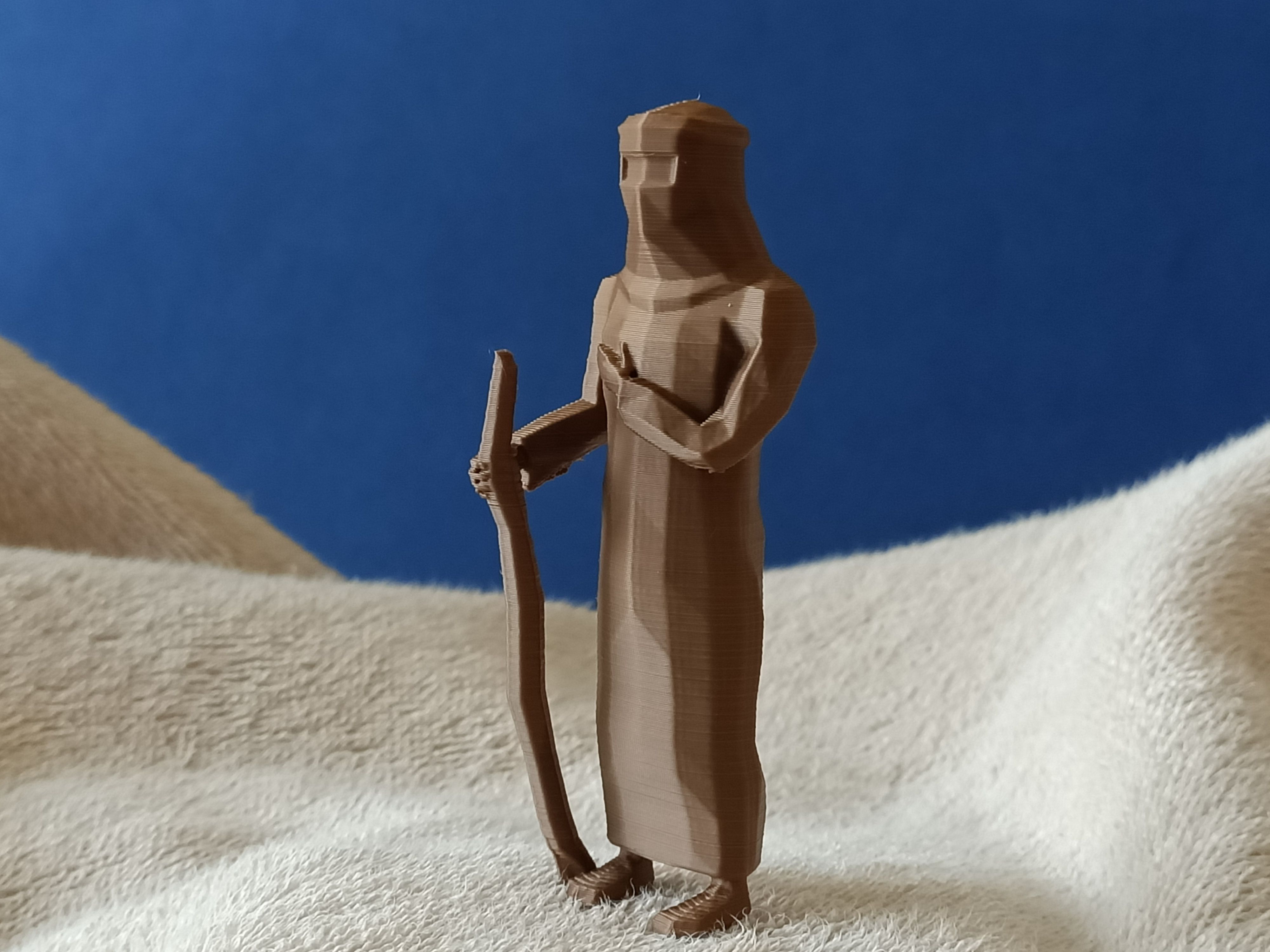 IMG20220214132330.jpg Download STL file Low poly Bedouin • Object to 3D print, Perplex_3D