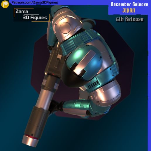 🎨 Kidou Keiji Jiban (機動刑事ジバン)・ 3D File for ・Cults