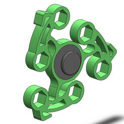 BFS_1.JPG Free STL file Bike fidget spinner・3D printer design to download