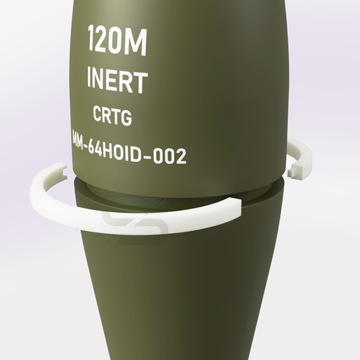 United_States_120mm_M934_Mortar_Shell_9.png Obus de mortier HE M934 de 120 mm des États-Unis