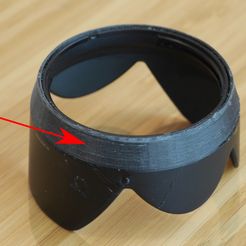RING.jpg STL-Datei Lens hood repair ring for H-VS014140 kostenlos・3D-druckbares Modell zum herunterladen