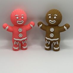 Bonhomme de pain d'épices tricoté