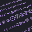 4.png 3D letters, alphabets, numbers, symbols, special characters, and signs