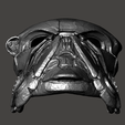 7.png Bionic Predator Cyborg Biomask casco armadura- ULTRA DETAIL cosplay tamaño 2 versiones Hi-Poly STL para la impresión 3D