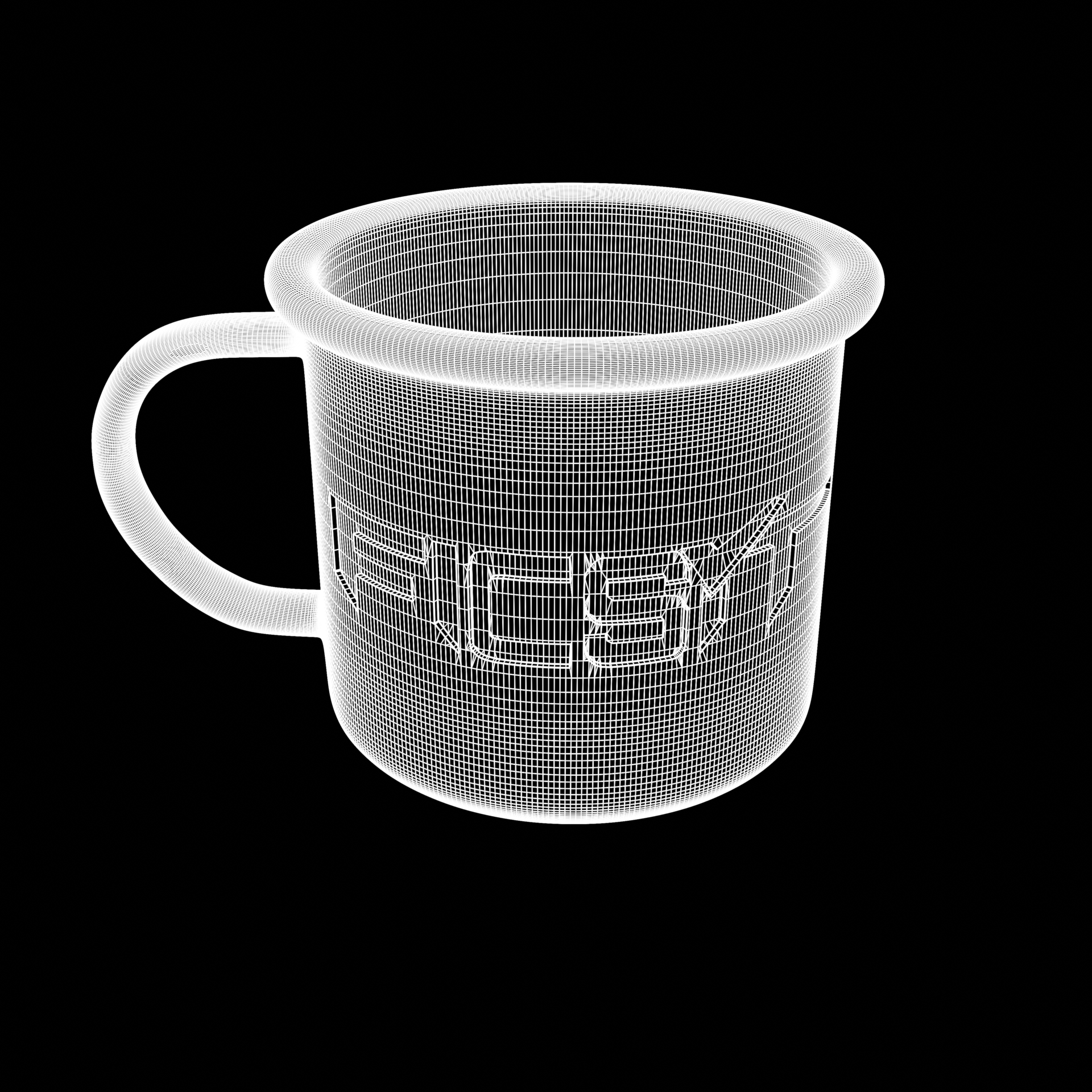 Wireframe.png Download STL file SATISFACTORY - Pioneers Cup • 3D printing design, Wikus3D