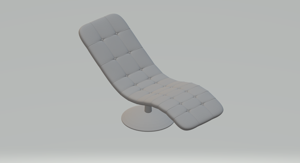 STL file reclining chair・Template to download and 3D print・Cults