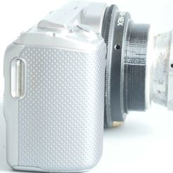 M39 for 45mm finetta 2.JPG Télécharger le fichier STL Finetta, objectif Finetar sur adaptateur Leica L39 & M43rds • Objet pour imprimante 3D, vintage-lens