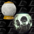 Vignette2.png Archivo STL Harry Potter luz de noche lithophane・Diseño imprimible en 3D para descargar