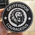 IMG_3614.jpg Gryffindor Courageous coaster