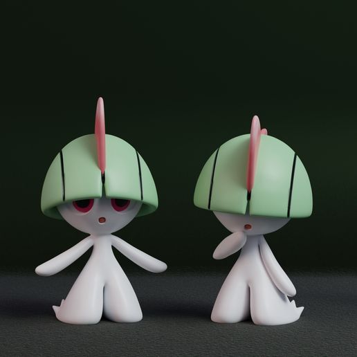 Pokemon - Ralts 3MF 2 poses
