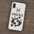 Case iphone X y XS Pisces2.png Case Iphone X/XS Pisces sign
