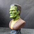 franko-5.jpg Frankenstein bust, Frankenstein's monster