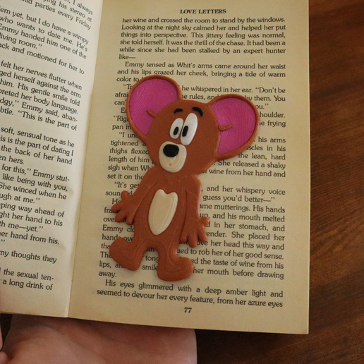 flat jerry bookmark - 3D model önizlemesi